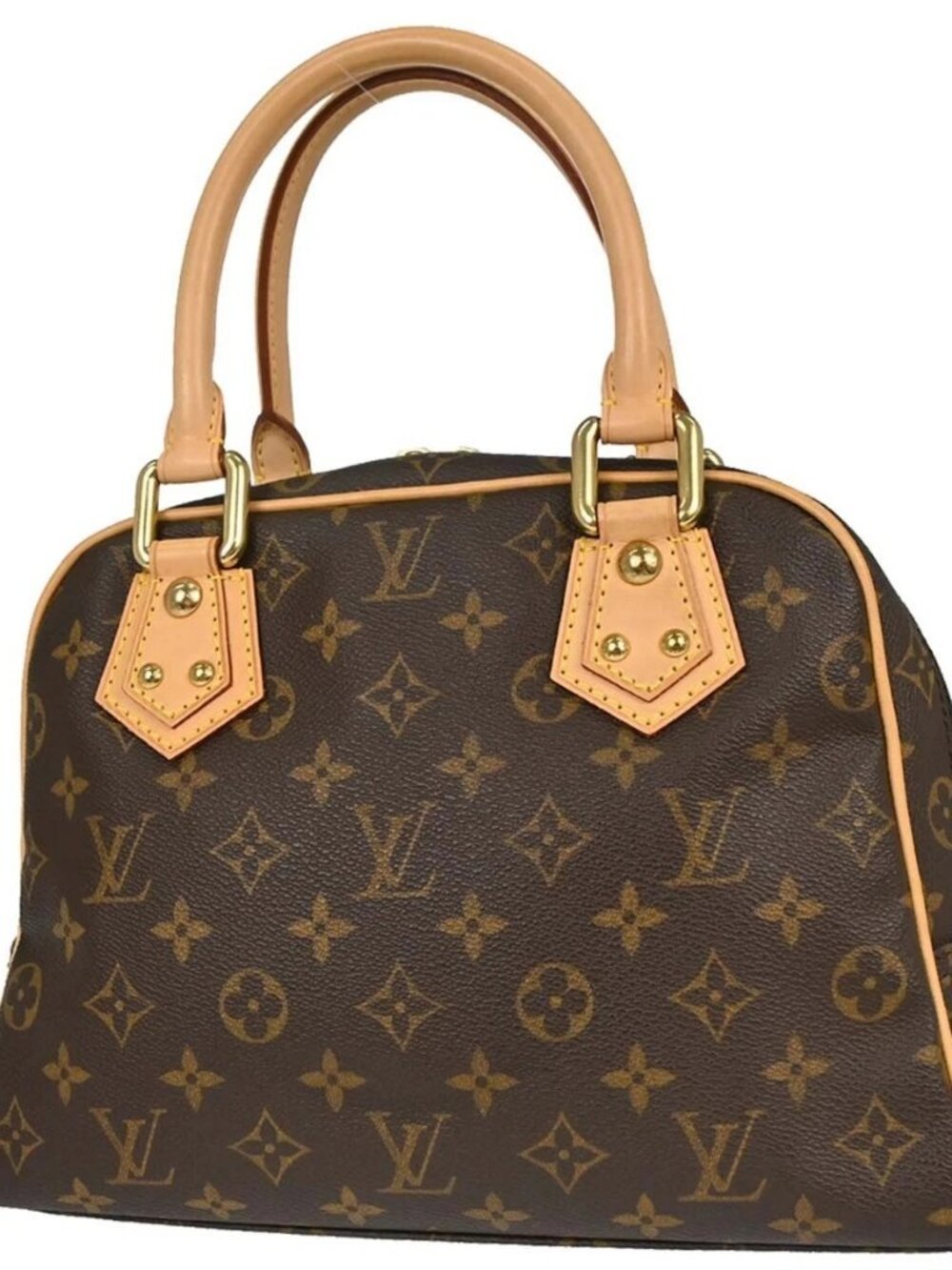 Louis Vuitton Monogram Manhattan PM Handbag M40026 VI1027 198287 - Picture 2 of 15